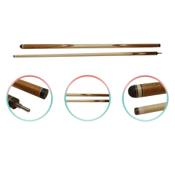 Кий для русского бильярда «1х2 Комби Лайт темная середина»