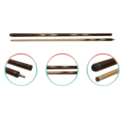 Кий для русского бильярда «2х2 Комби Граб-термограб темный турняк»