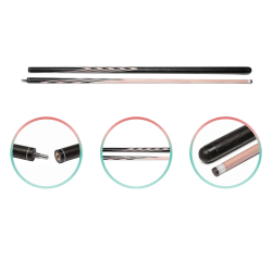 Кий для русского бильярда «3х4 Черный граб»