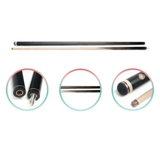 Кий для русского бильярда «3х4 Консул Черный граб-лимонник»