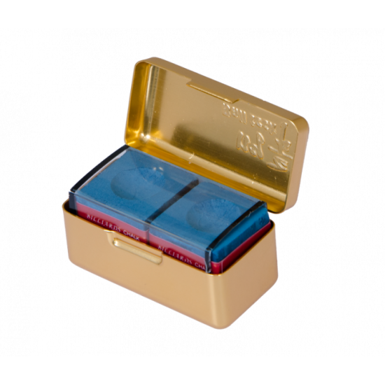 Мел «Ball teck PRO II» (2 шт, в золотистой металлической коробке) Мел «Ball teck PRO II» (2 шт, в золотистой металлической коробке)