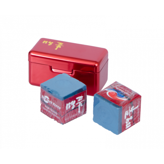 Мел «Ball teck PRO II» (2 шт, в красной металлической коробке) Мел «Ball teck PRO II» (2 шт, в красной металлической коробке)