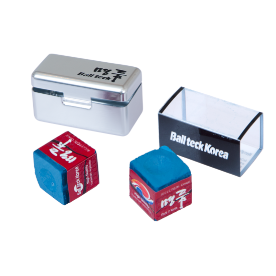 Мел «Ball teck PRO II» (2 шт, в серебристой металлической коробке) 