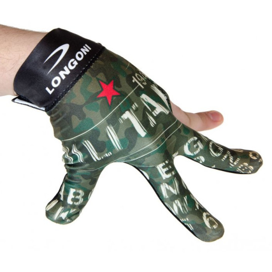 Перчатка бильярдная «Longoni Fancy Military 2» Перчатка бильярдная «Longoni Fancy Military 2»