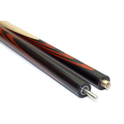 Кий для русского бильярда «3х7 Черный граб+падук»