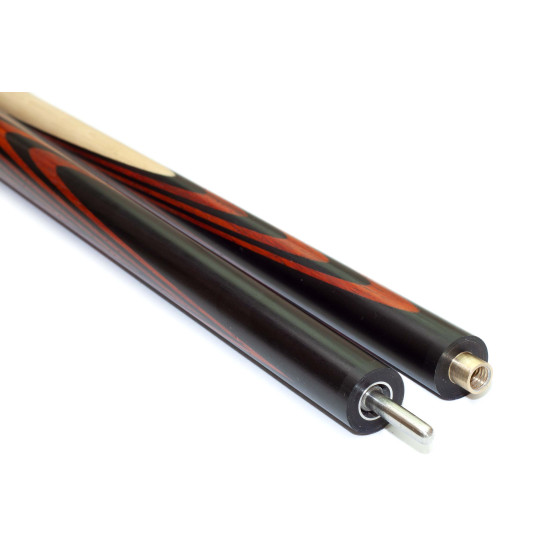 Кий для русского бильярда «3х7 Черный граб+падук»Батченко