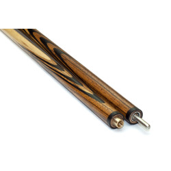Кий для русского бильярда «3х7 Зебрано+черный граб»