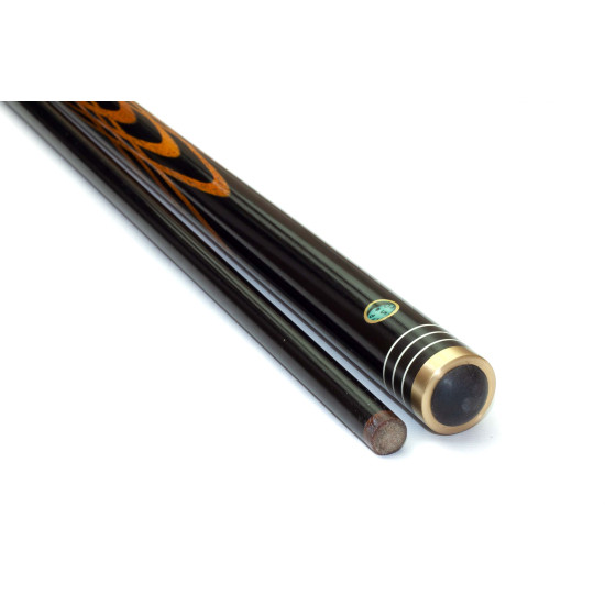 Кий для русского бильярда «Тюльпан черный граб+белинга с черным шафтом»Батченко