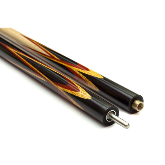 Кий для русского бильярда «Тюльпан упрощенный черный граб+падук +мовинга»Батченко Кий для русского бильярда «Тюльпан упрощенный черный граб+падук +мовинга»Батченко