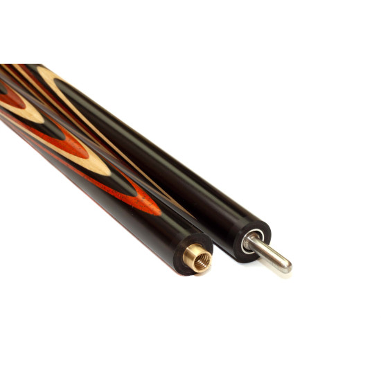 Кий для русского бильярда «Трехцветный черный граб +падук»Батченко