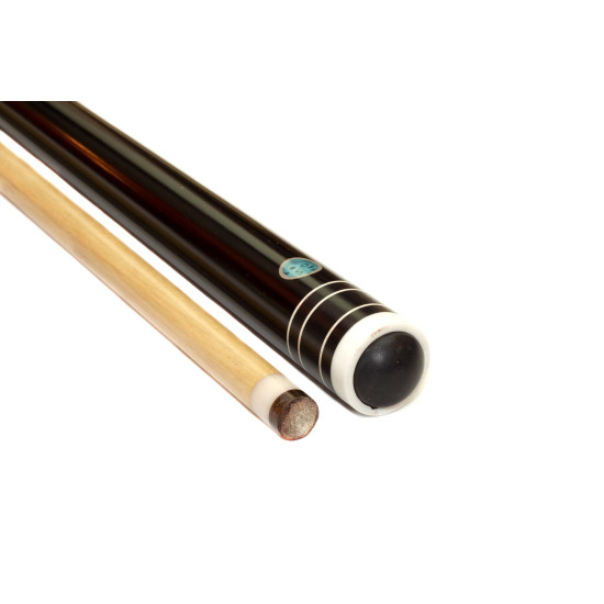 Кий для русского бильярда «Трехцветный черный граб +падук»Батченко