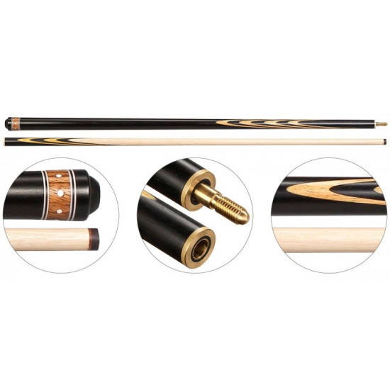 Кий для русского бильярда (черный граб, амарилло, граб)К. Лохно