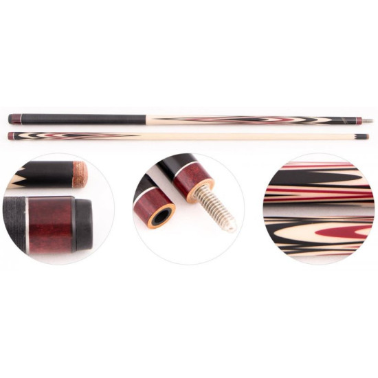 Кий для русского бильярда «Cuetec Rus Pro RP8-4» (черный)Cuetec