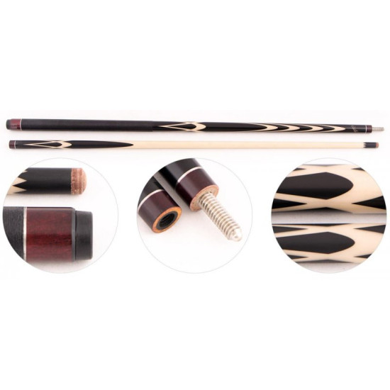 Кий для русского бильярда «Cuetec Rus Pro RP8-6» (черный)Cuetec