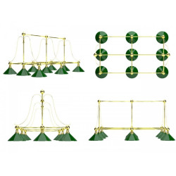 Лампа на девять плафонов «Art Design»