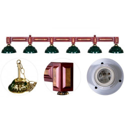 Лампа на шесть плафонов «Dandy»